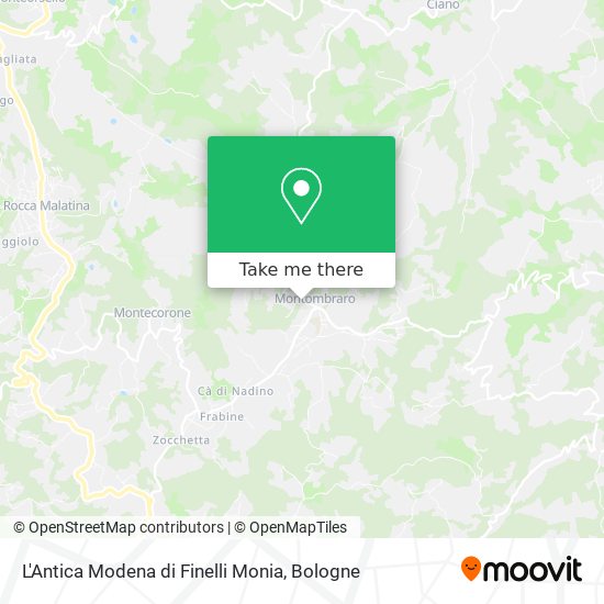 L'Antica Modena di Finelli Monia map