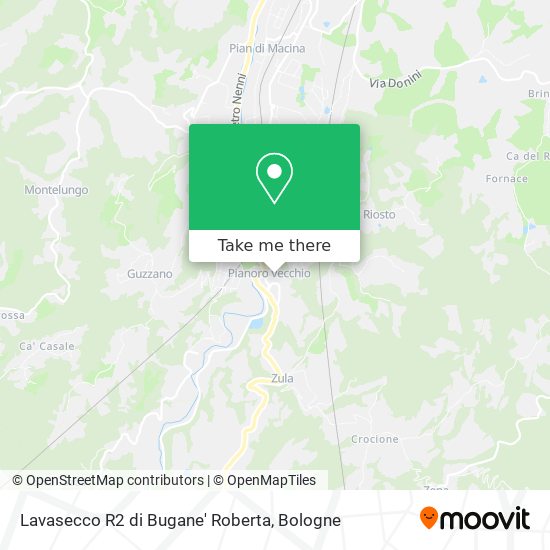 Lavasecco R2 di Bugane' Roberta map