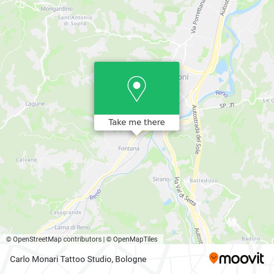 Carlo Monari Tattoo Studio map