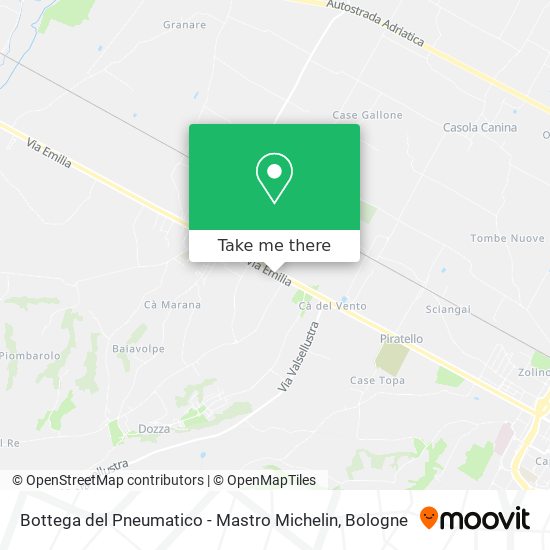 Bottega del Pneumatico - Mastro Michelin map
