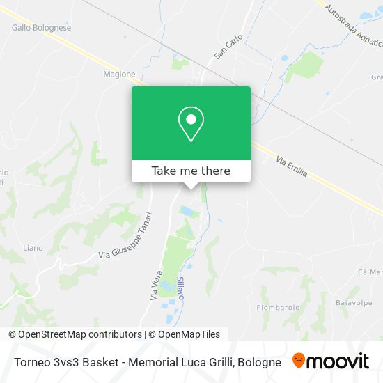 Torneo 3vs3 Basket - Memorial Luca Grilli map