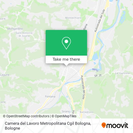 Camera del Lavoro Metropolitana Cgil Bologna map