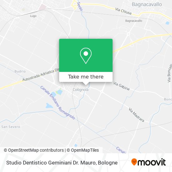 Studio Dentistico Geminiani Dr. Mauro map