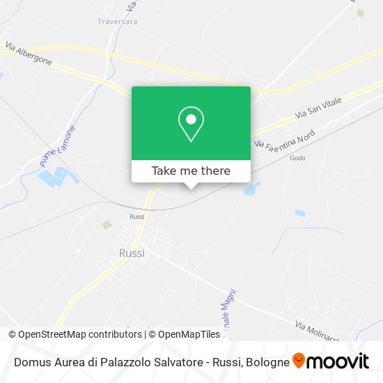 Domus Aurea di Palazzolo Salvatore - Russi map