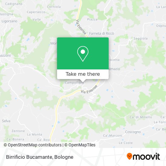 Birrificio Bucamante map