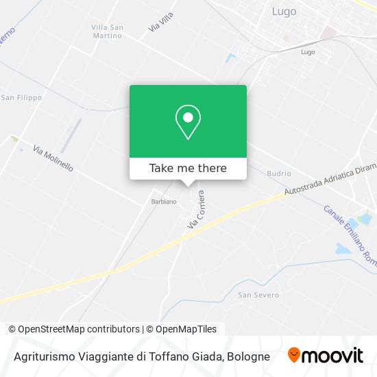 Agriturismo Viaggiante di Toffano Giada map