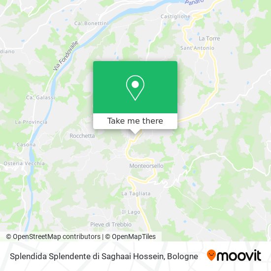 Splendida Splendente di Saghaai Hossein map