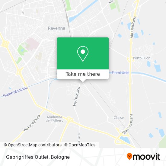 Gabrigriffes Outlet map