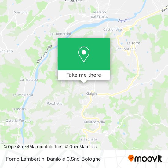 Forno Lambertini Danilo e C.Snc map