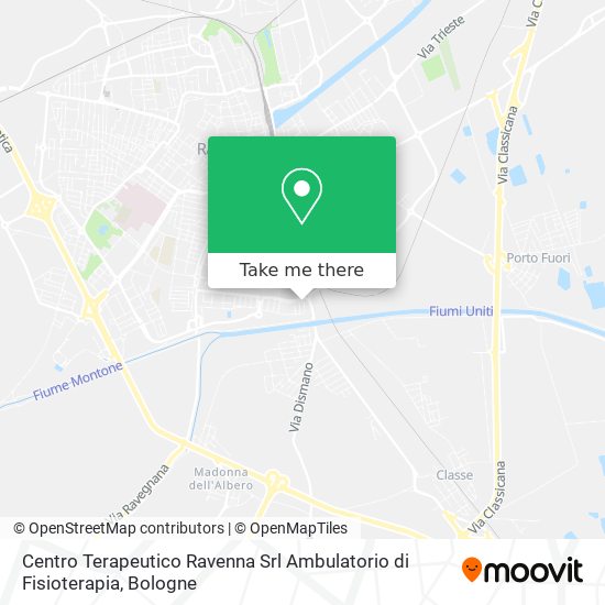 Centro Terapeutico Ravenna Srl Ambulatorio di Fisioterapia map