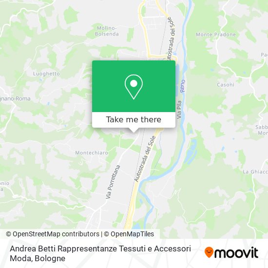 Andrea Betti Rappresentanze Tessuti e Accessori Moda map