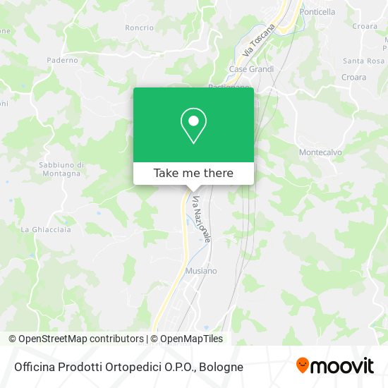 Officina Prodotti Ortopedici O.P.O. map
