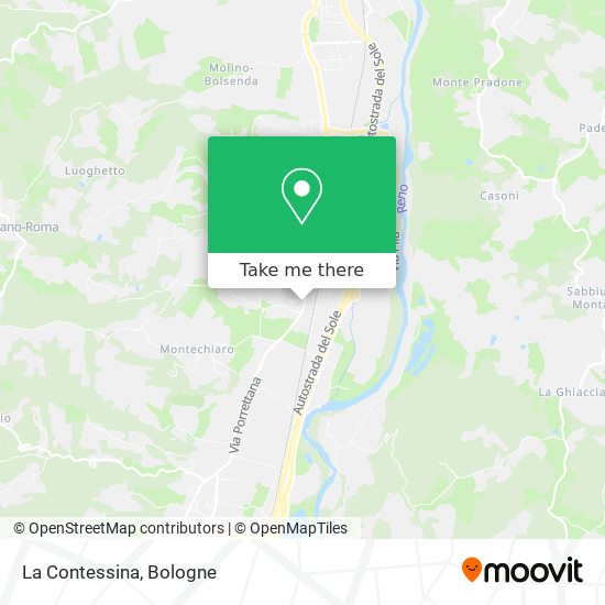 La Contessina map