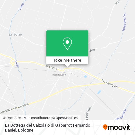 La Bottega del Calzolaio di Gabarrot Fernando Daniel map