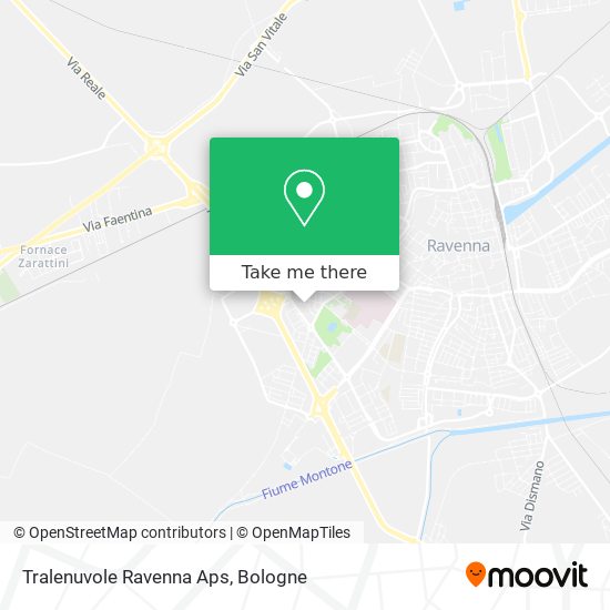 Tralenuvole Ravenna Aps map