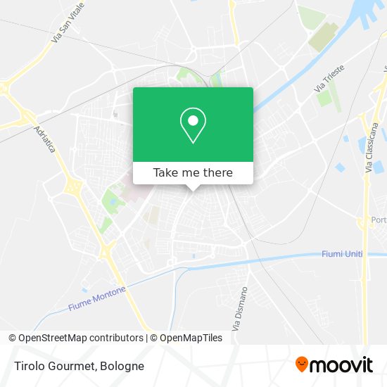 Tirolo Gourmet map