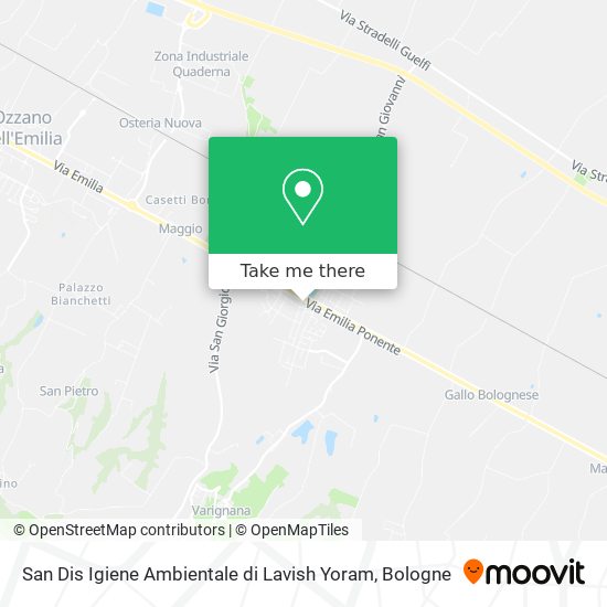 San Dis Igiene Ambientale di Lavish Yoram map