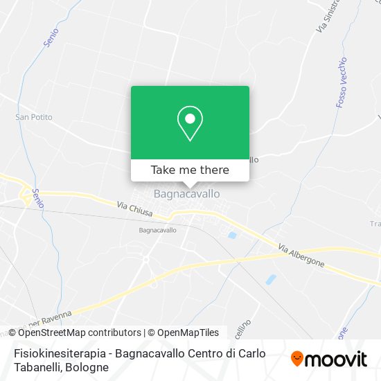 Fisiokinesiterapia - Bagnacavallo Centro di Carlo Tabanelli map