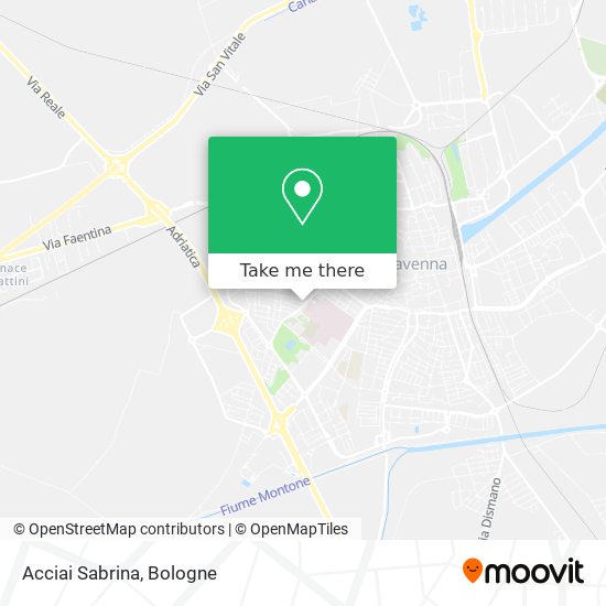Acciai Sabrina map