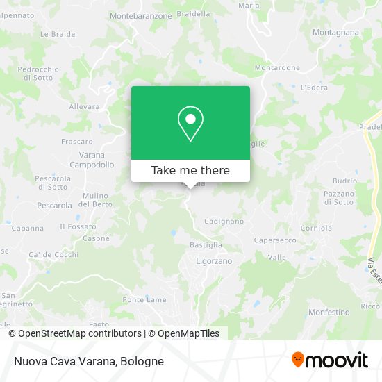 Nuova Cava Varana map