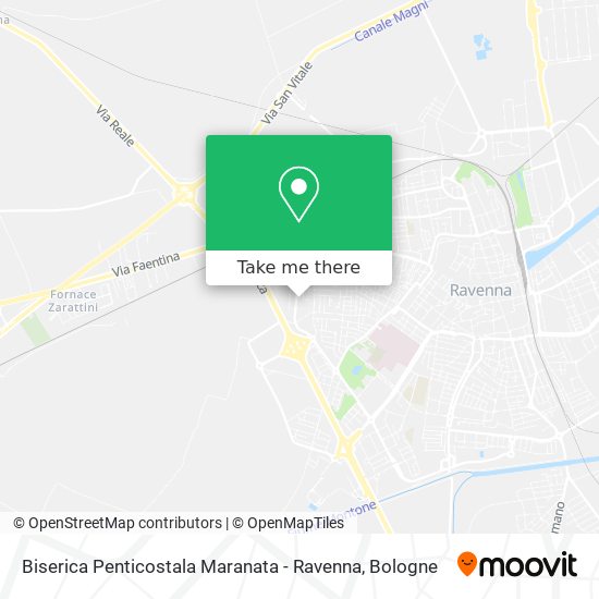 Biserica Penticostala Maranata - Ravenna map