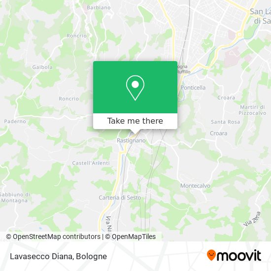 Lavasecco Diana map