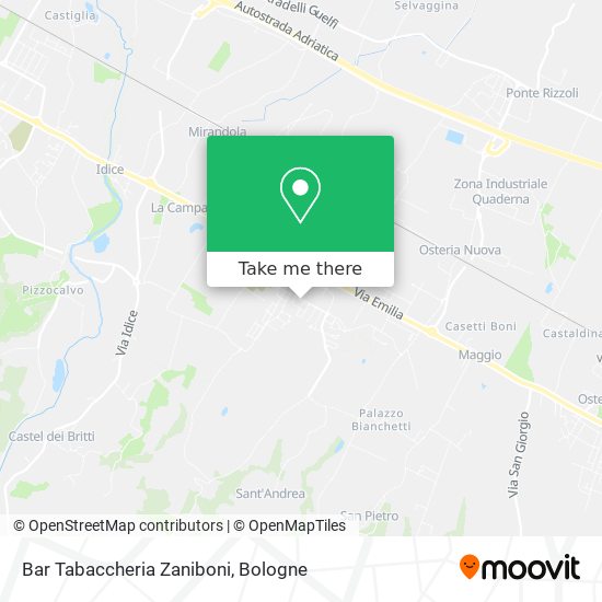 Bar Tabaccheria Zaniboni map