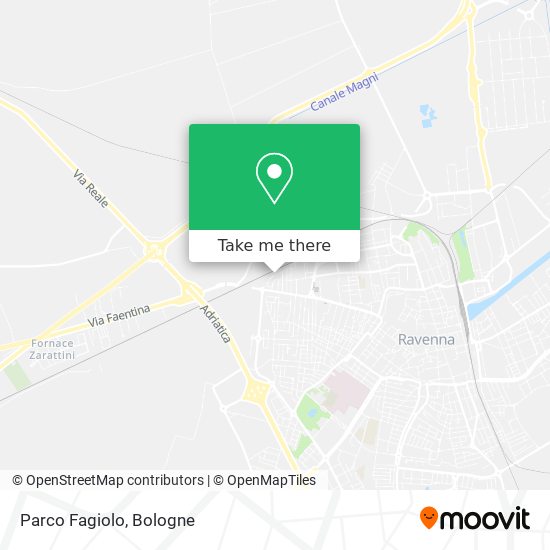 Parco Fagiolo map