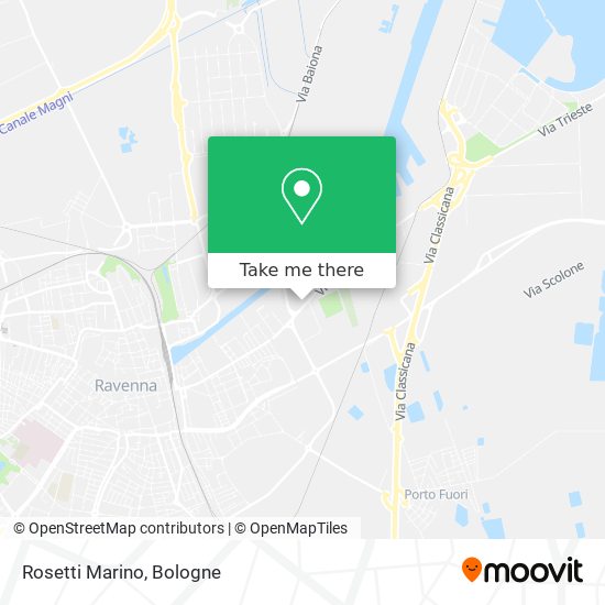 Rosetti Marino map