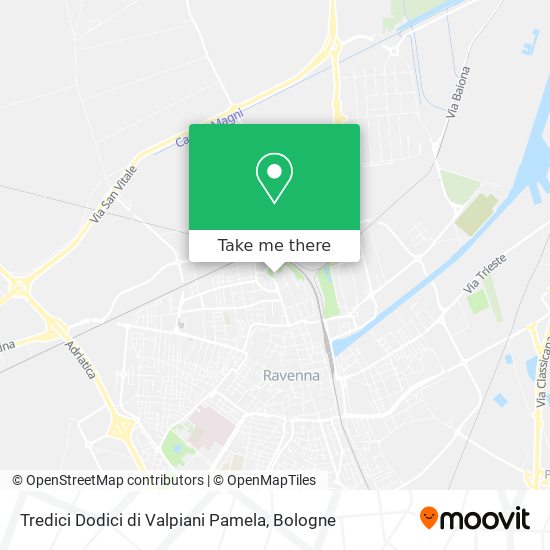 Tredici Dodici di Valpiani Pamela map