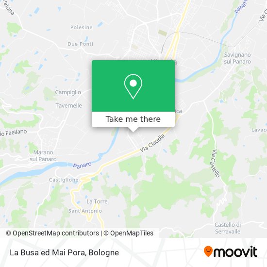 La Busa ed Mai Pora map