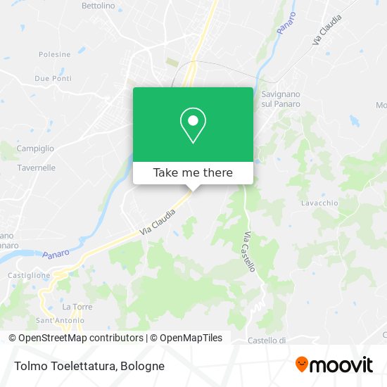Tolmo Toelettatura map