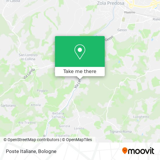 Poste Italiane map