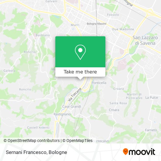 Sernani Francesco map