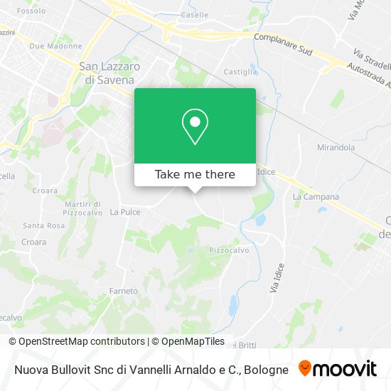 Nuova Bullovit Snc di Vannelli Arnaldo e C. map