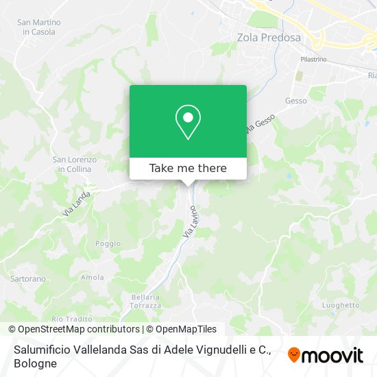 Salumificio Vallelanda Sas di Adele Vignudelli e C. map