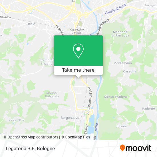 Legatoria B.F. map