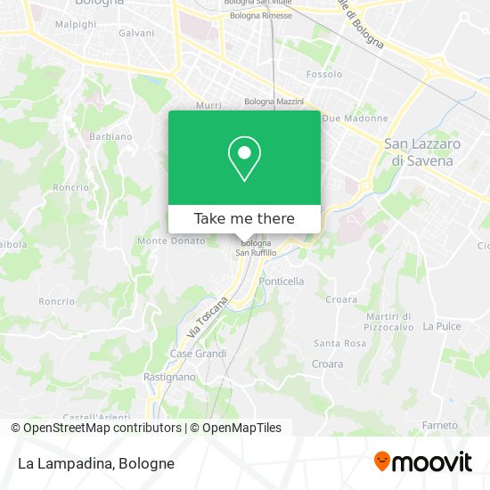 La Lampadina map