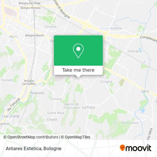 Antares Estetica map