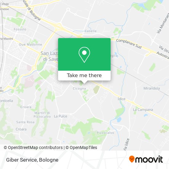 Giber Service map