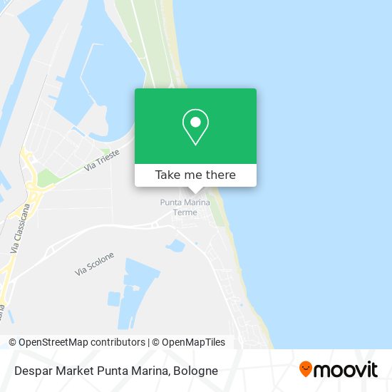 Despar Market Punta Marina map