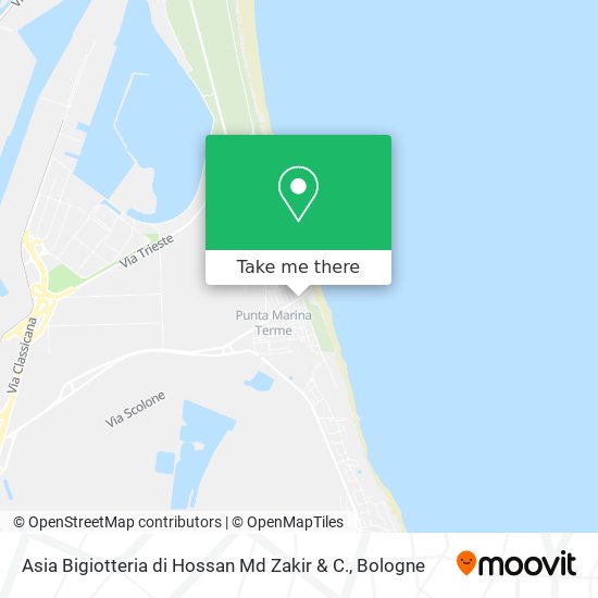 Asia Bigiotteria di Hossan Md Zakir & C. map
