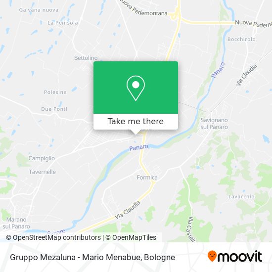 Gruppo Mezaluna - Mario Menabue map