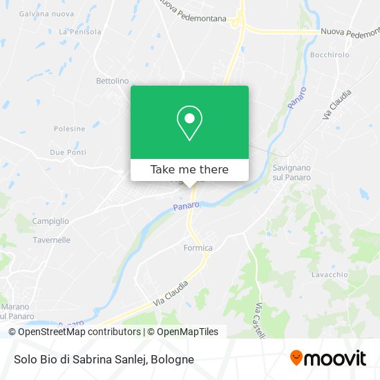 Solo Bio di Sabrina Sanlej map