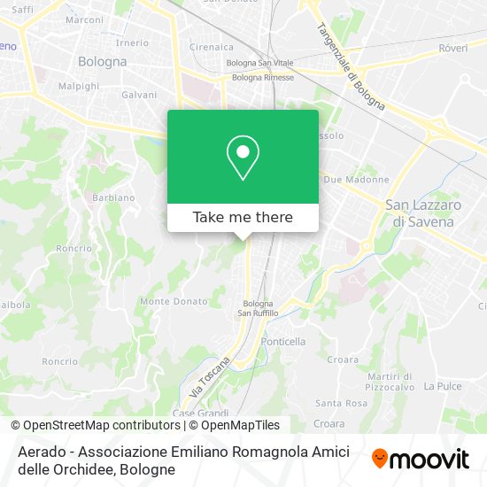 Aerado - Associazione Emiliano Romagnola Amici delle Orchidee map