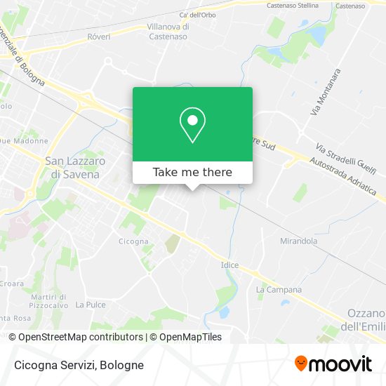 Cicogna Servizi map