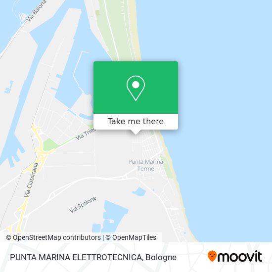 PUNTA MARINA ELETTROTECNICA map