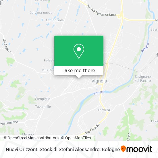 Nuovi Orizzonti Stock di Stefani Alessandro map