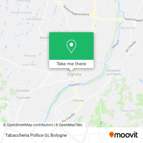 Tabaccheria Pollice Gi map