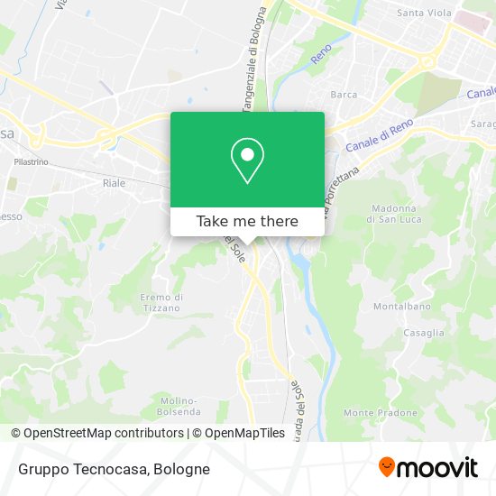 Gruppo Tecnocasa map